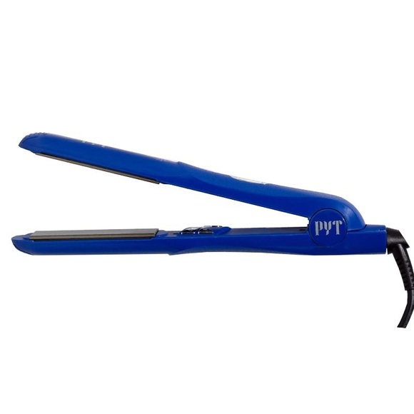 🎀PYT BLUE ZERO FRIZZ DIGITAL STYLER STRAIGHTENER - Picture 5 of 11